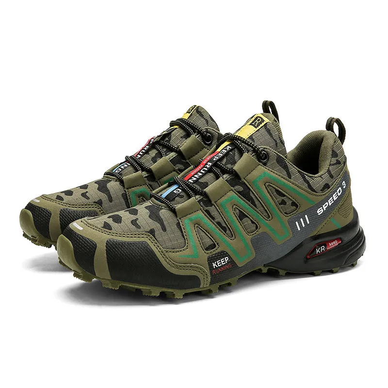 Men Hiking Shoes Climbing Male Sports Shoes Work Safety Work Boots With A Heel