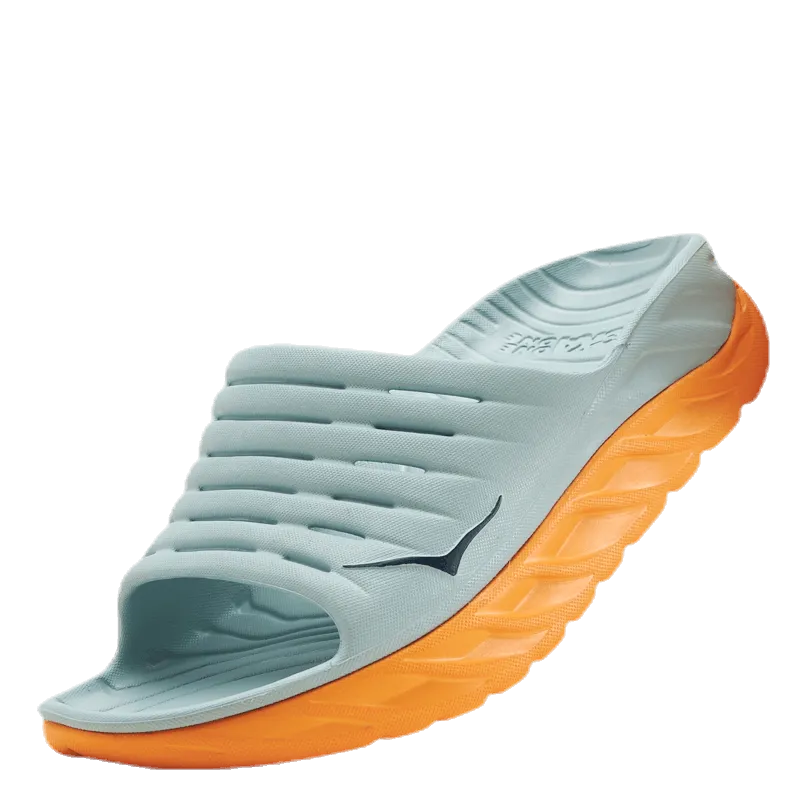 Ora Recovery Slide 2 Blue Wedge Flip Flop