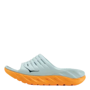 Ora Recovery Slide 2 Blue Vintage Stone Frayed Flip Flops