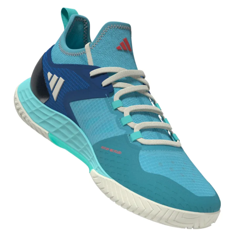 Adidas Adizero Ubersonic 4.1  Men Tennis Shoes - Turquoise / Light Aqua / Off White Adidas Aloha Shoes