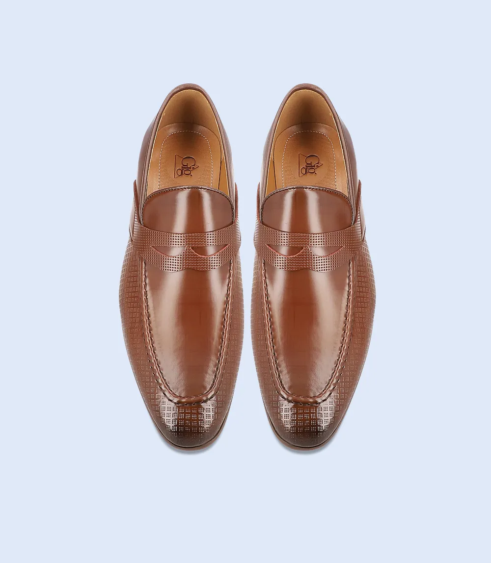 Slip On Womens Shoes BM6751-BROWN-Men Slip on