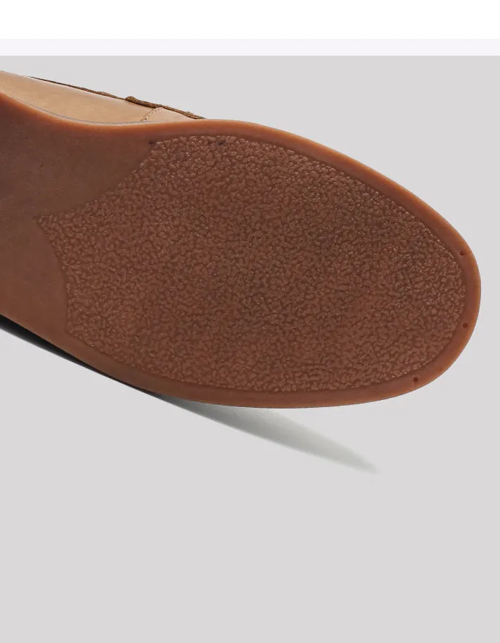 Weber Loafers Pointed Toe Real Leather Handmade Women's Loafers