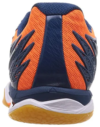 ASICS Men's Court Control Ff Mako Blue/Pure Silver Badminton Shoes-6 UK (40 EU) (7 US) (1071A021) Asics Stability Shoes Running