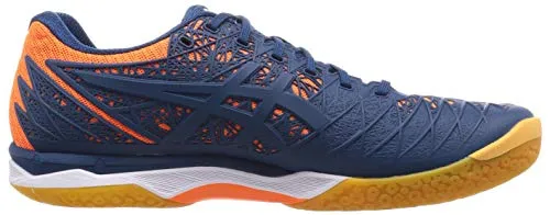 ASICS Men's Court Control Ff Mako Blue/Pure Silver Badminton Shoes-6 UK (40 EU) (7 US) (1071A021) Asics Jolt 3 Running Shoes Reviews