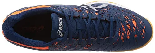 ASICS Men's Court Control Ff Mako Blue/Pure Silver Badminton Shoes-6 UK (40 EU) (7 US) (1071A021) Asics Shoes Nimbus 24