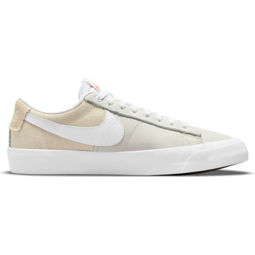 NIKE SB BLAZER LOW PRO GT ORANGE LABEL SUMMIT WHITE / WHITE Asics Shoes Outlet Stores