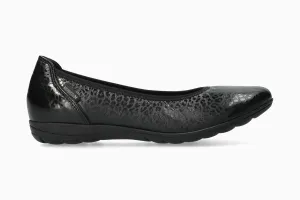 Emilie - Black Comet Suede Slip On Clogs