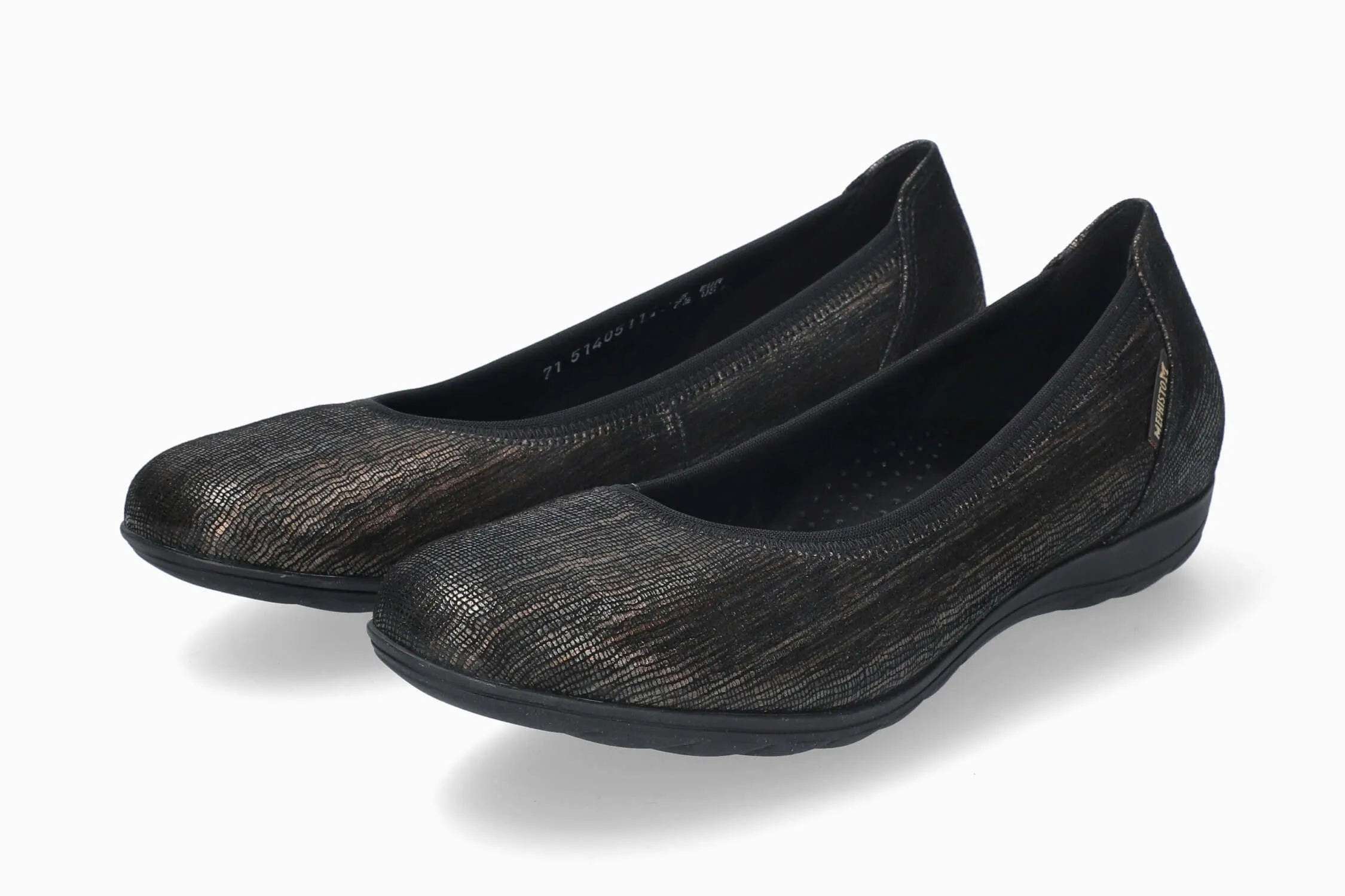 Emilie - Bronze Slip-on Shoes No Laces