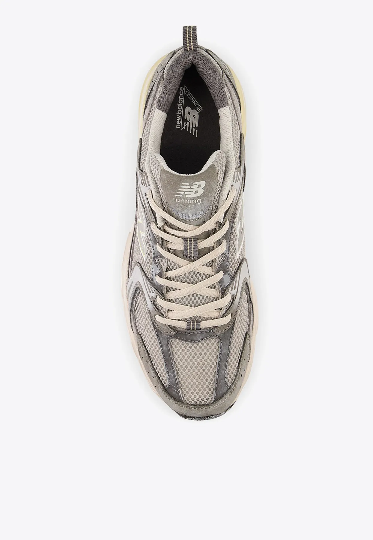 New Balance More V5 Arctic Grey 530 Low-Top Sneakers in Vintage Gray Matter