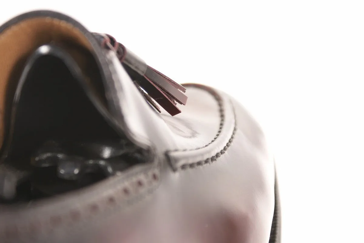 Campania Calfskin Tassel Loafers Brushed Leather Loafers