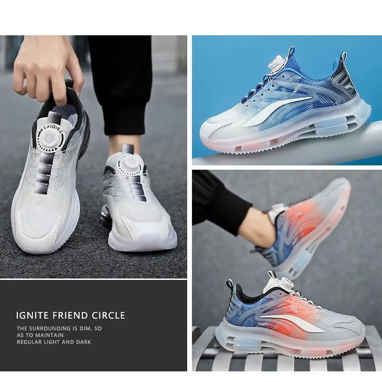 Best Rated Walking Sneakers Men's Gradient Color Sneakers