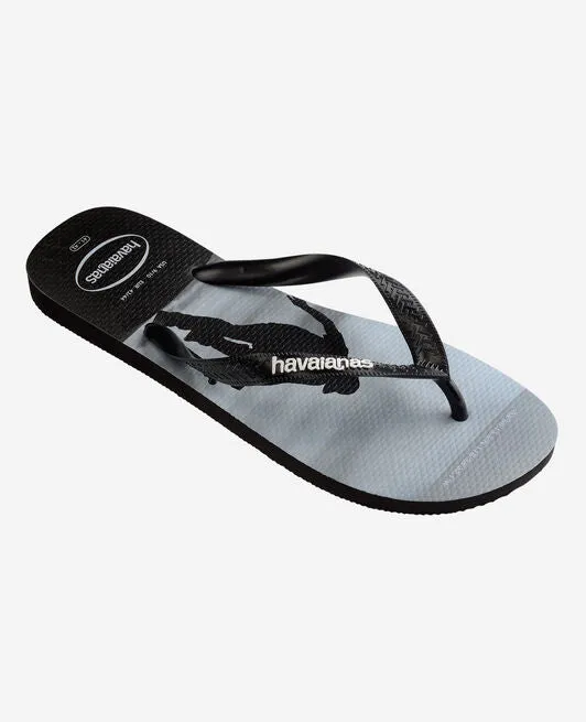 Gel Slippers HAVAIANAS HYPE - BLACK.BLACK.WHITE.WHITE