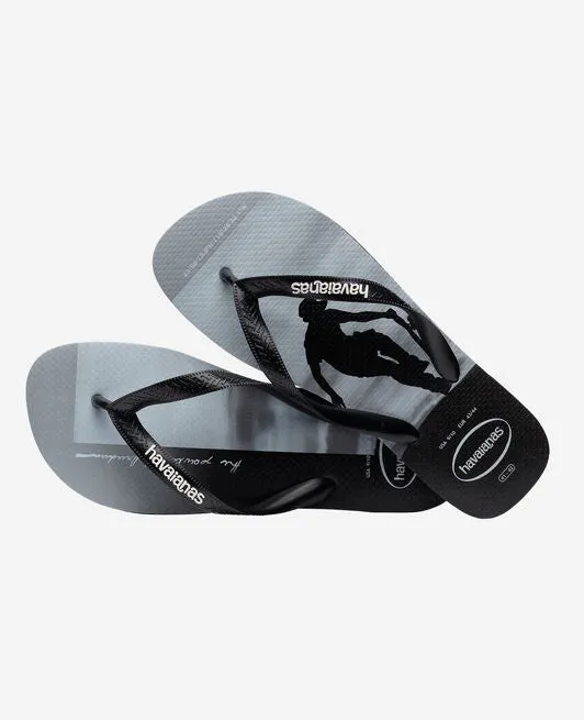 HAVAIANAS HYPE - BLACK.BLACK.WHITE.WHITE Carnival Slides
