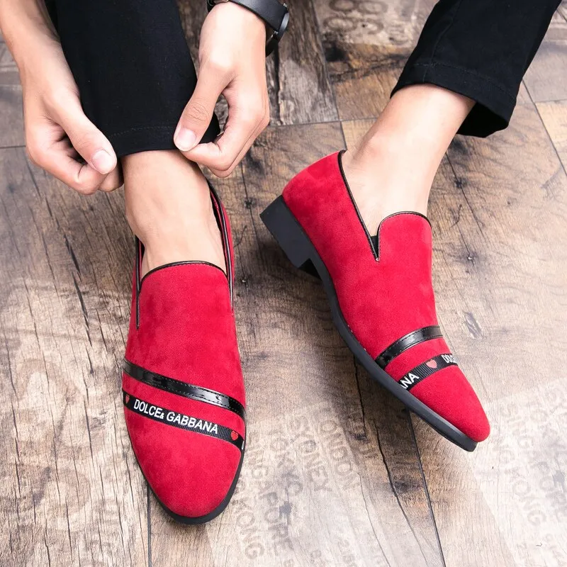 European Men Loafers Wedding Shoes Snaffle Smooth Leather Kiltie Loafers