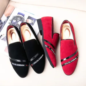 Gold Penny Loafers European Men Loafers Wedding Shoes