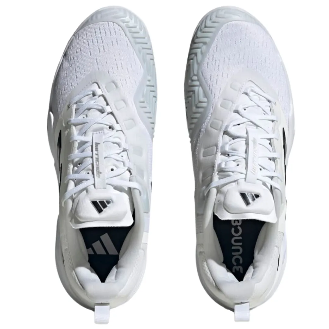 Adidas The Road Shoes Adidas Barricade Mens Tennis Shoes - White/Black/Silver
