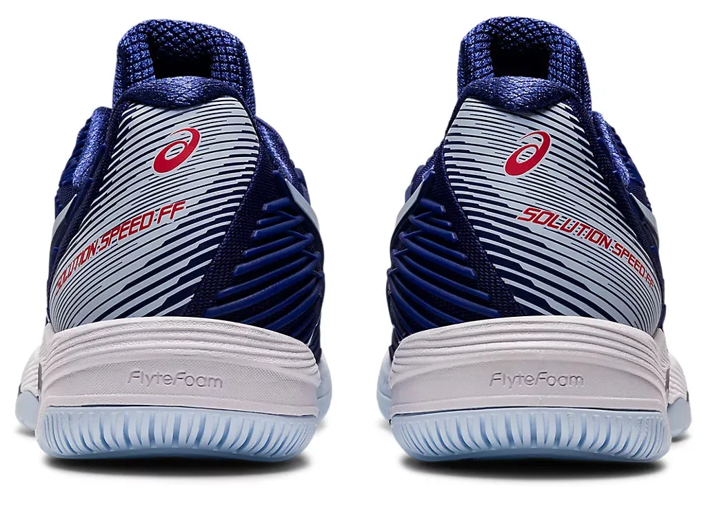 Asics Wrestling Shoes Cael V4 0 Asics Women's Solution Speed FF 2 (Dive Blue/Soft Sky)