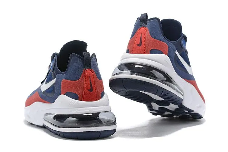 Nike Air Max 270 React GS 'Navy Red' Sneaker Shoes Sale Men Size 5.5 - 11 Berrettini Asics Shoes