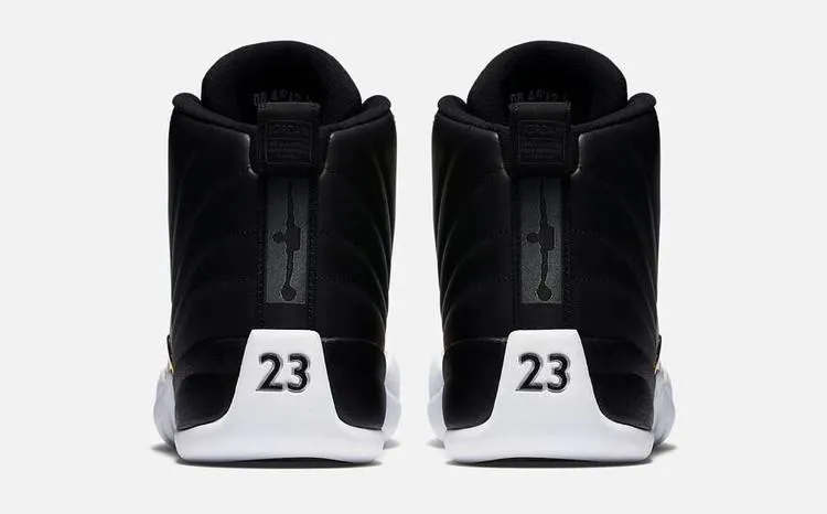Nike Air Jordan 12 Retro 'Wings' Black White Gold Shoes Basketball Men Sale Asics Step In Shoes