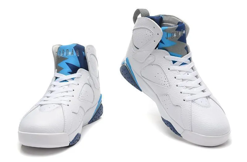 Nike Air Jordan 7 Retro White Blue Shoes Basketball Men Size US 7 - 13 Asics Japan S Casual Shoes