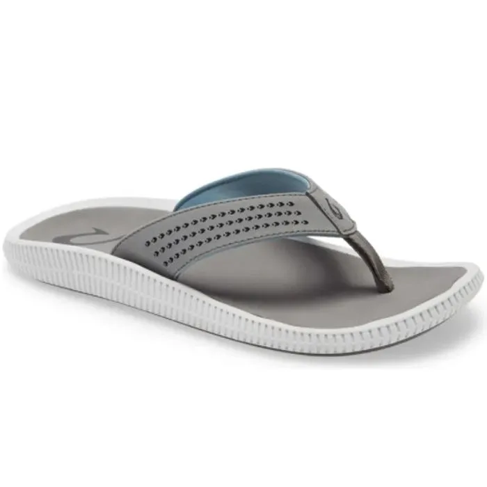 OluKai Men's Ulele Stone/Stone Unisex-child Seacamp Cnx Closed Toe Sandals