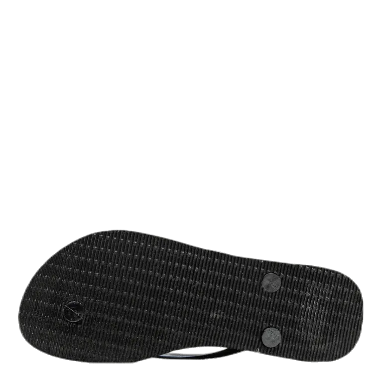 Slim Flatform Black Base Camp Flip Flops