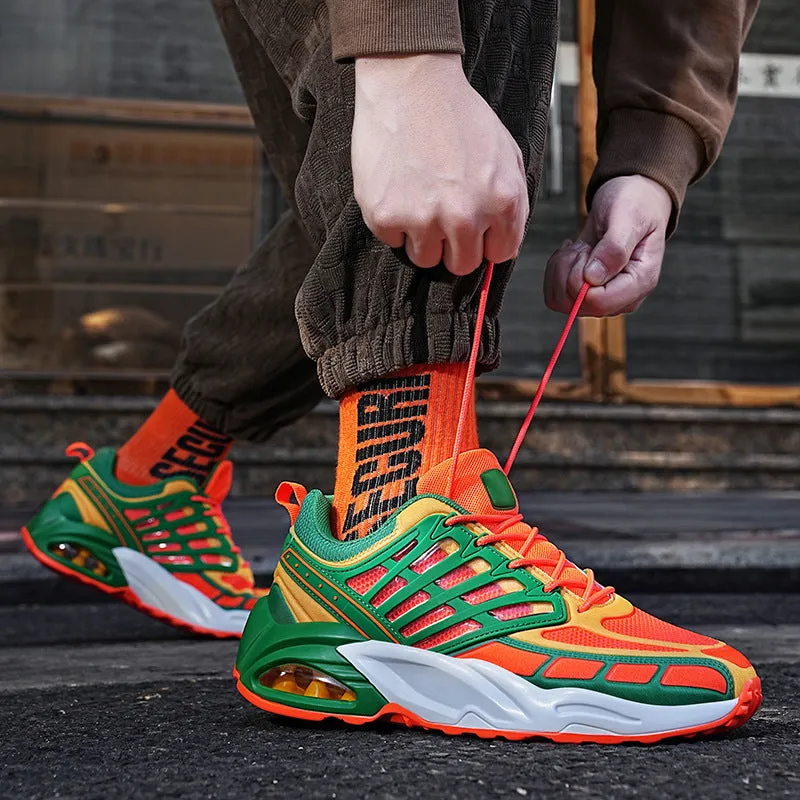 Fashion Sneakers  Men's  Athletic Running Sneakers Walking Shoes Lightweight Breathable Non Slip Mesh Workout Casual Sports Shoes Shoes Supination Running