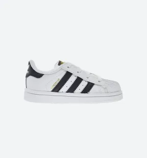 Indiana Hoosiers Adidas Shoes Superstar Infant Toddler Lifestyle Shoe - Black/White