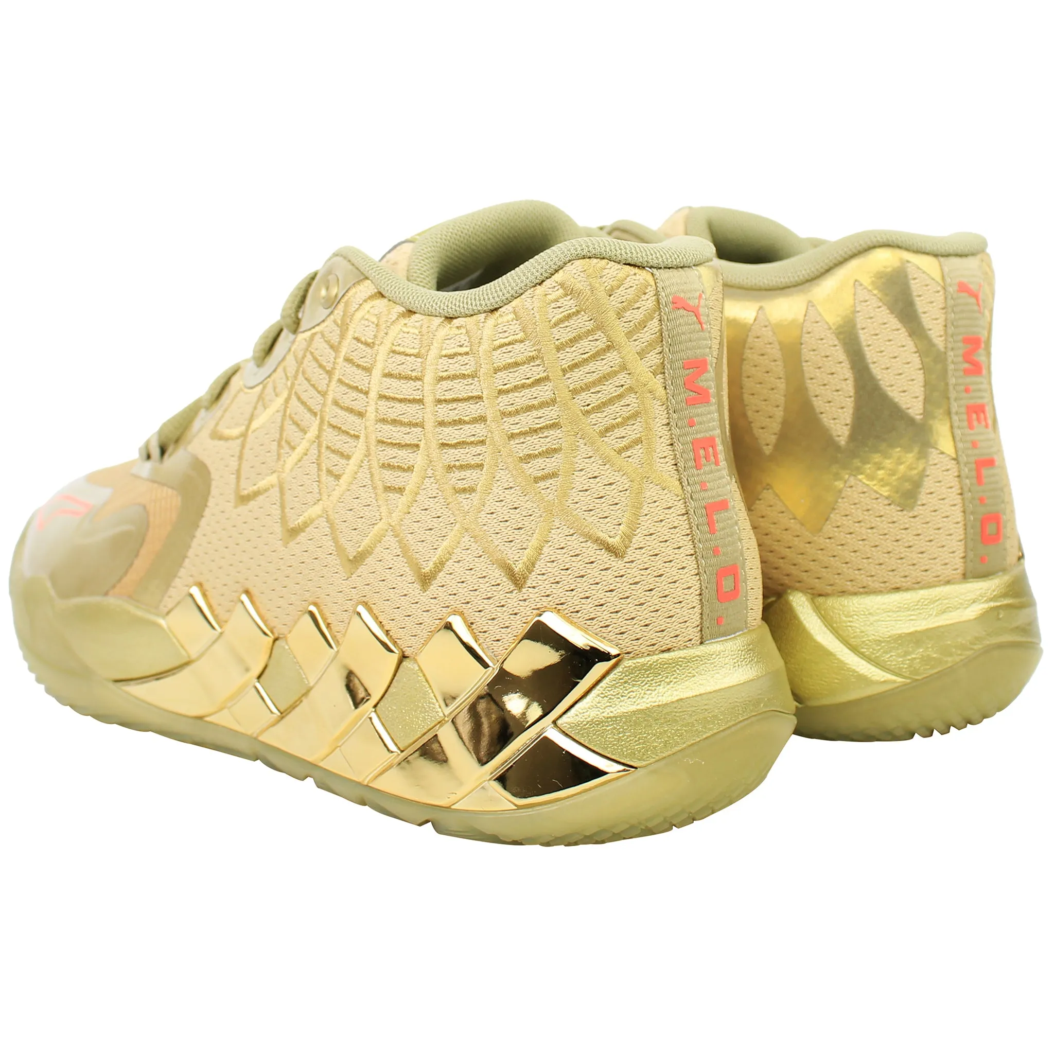 Puma MB.01 Golden Child Mens Gold Basketball Shoes Best Asics Walking Shoes For Overpronation