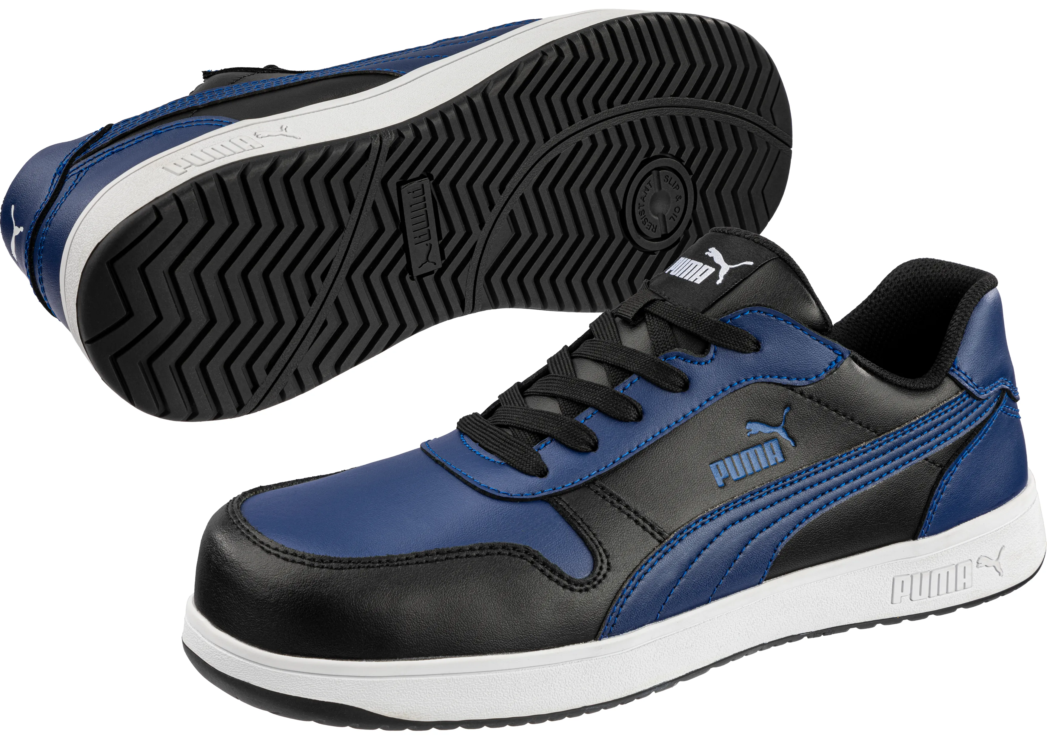 Asics Shoes Streetwear PUMA Frontcourt Low Blue/Black (PUM640277)
