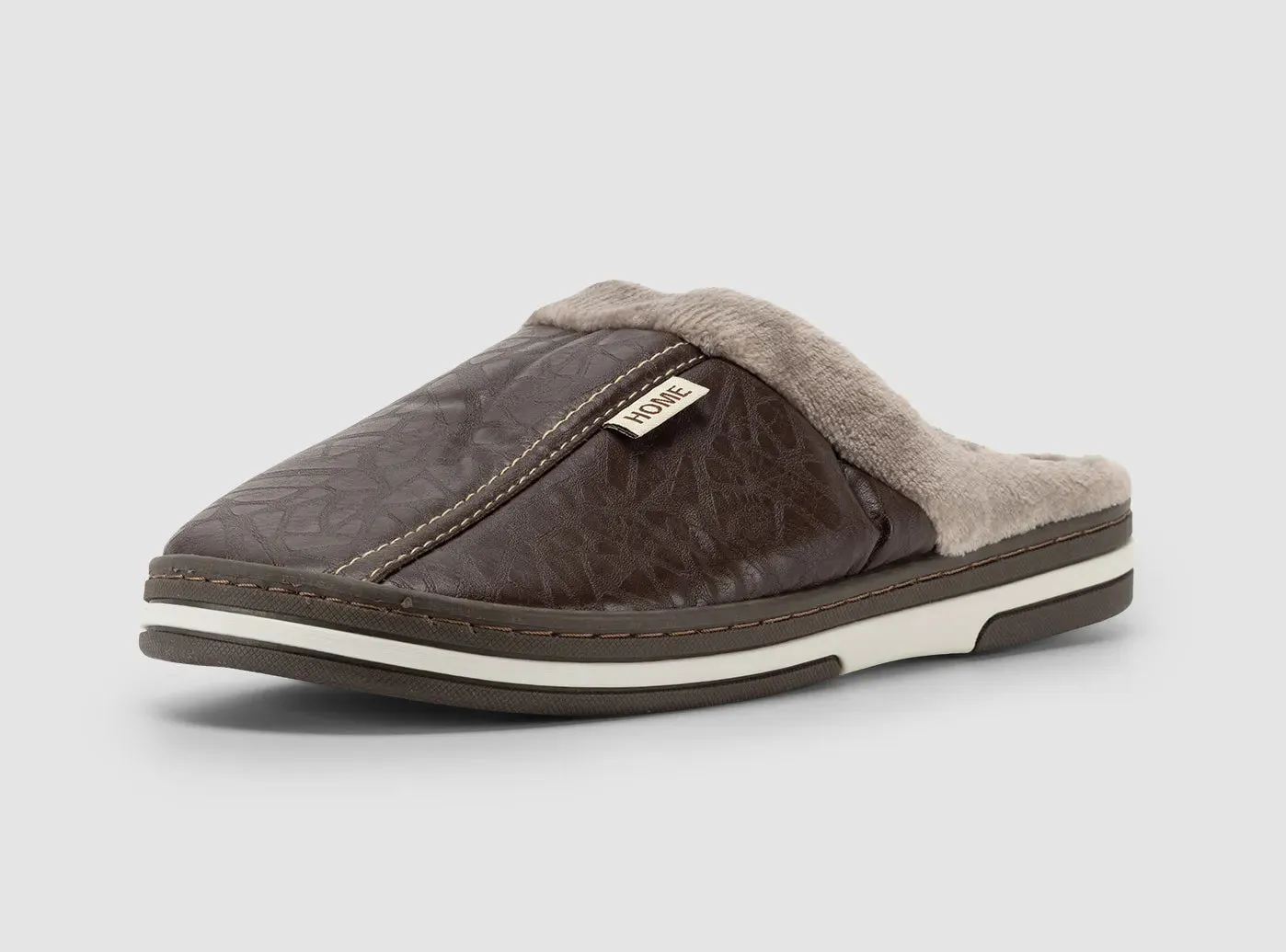 Crock Slides FitVille Men's Plush House Slippers