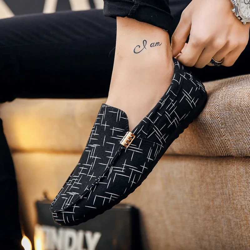 Men Loafers 2021 Spring Summer Men Shoes Casual Shoes Light Canvas Youth Shoes Men Breathable Fashion Flat Footwear Fit Flat Shoes