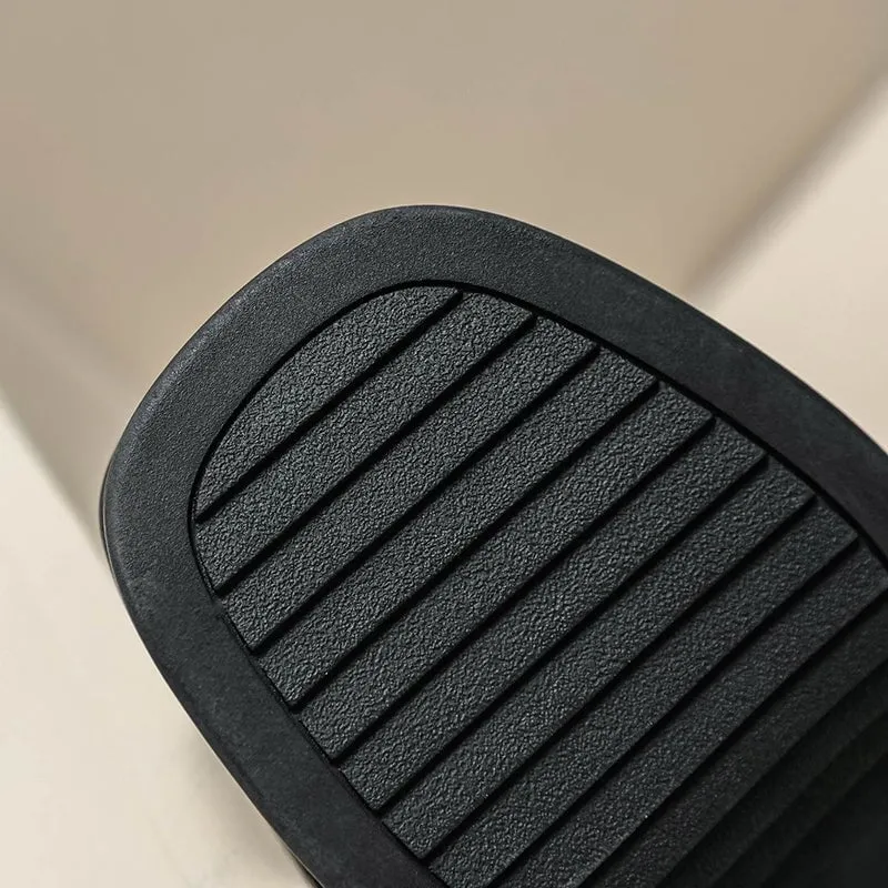 Women Square Toe Lace Up Chunky Derby Shoes in White/Black Jazz Oxfords