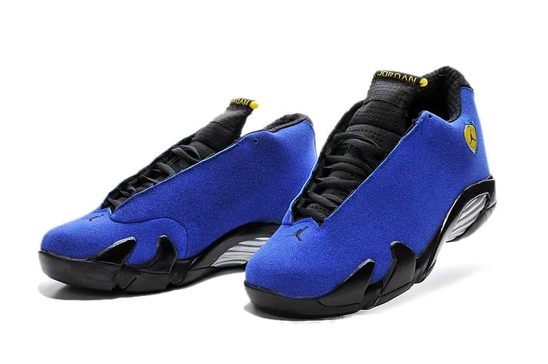 Most Comfortable Asics Walking Shoes Nike Air Jordan 14 Retro Blue Black Sneaker Shoes Sale Men Size 7-13