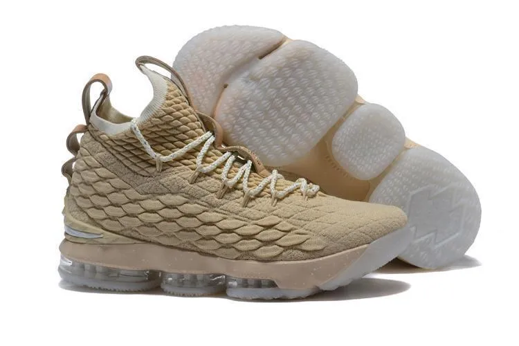 Nike Lebron XV 15 Brown White Men Shoes Sale Size US 7-12 Asics Challenger Tennis Shoes