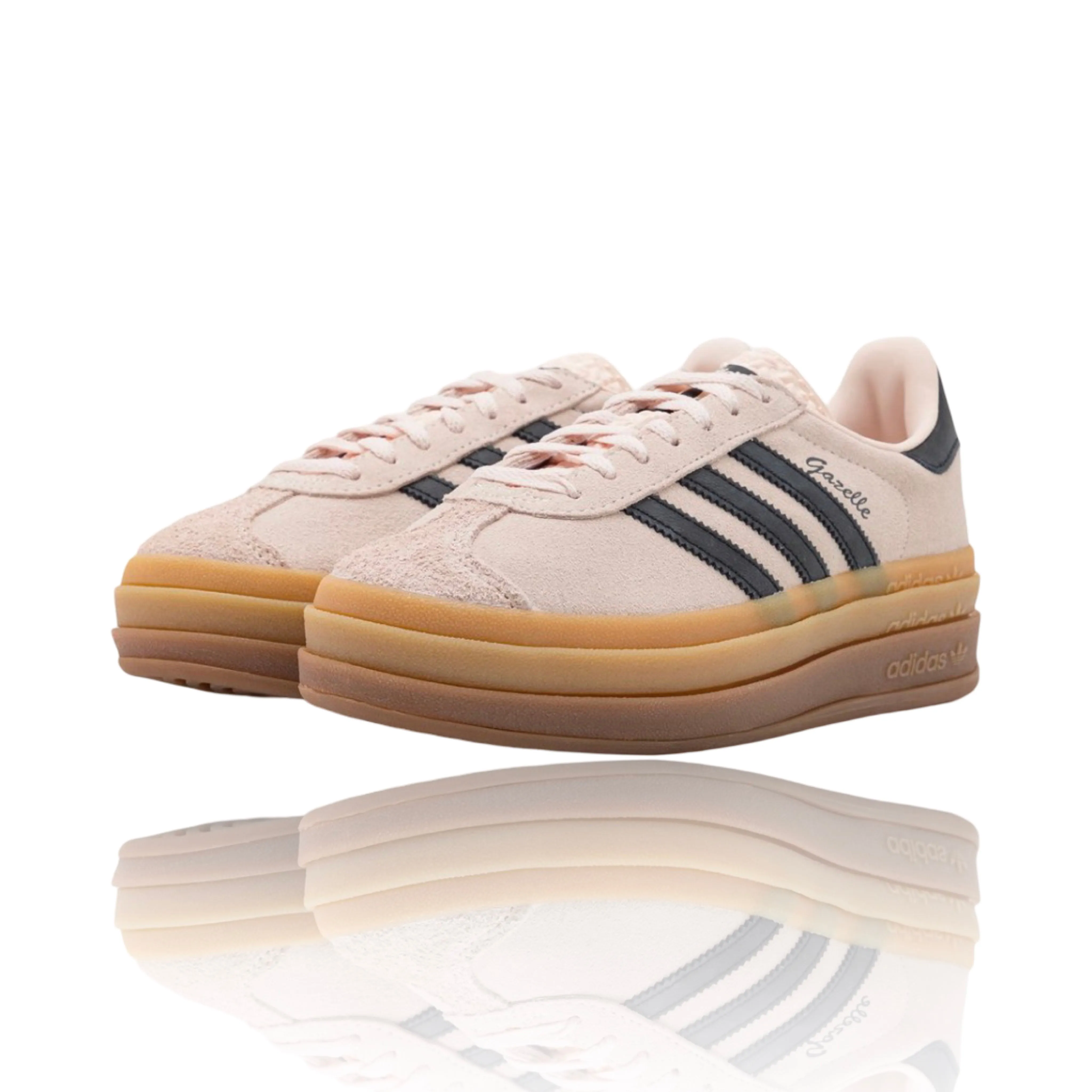 Adidas Gazelle Bold Wonder Quartz Black Gum Golf Shoes Adidas Adipure
