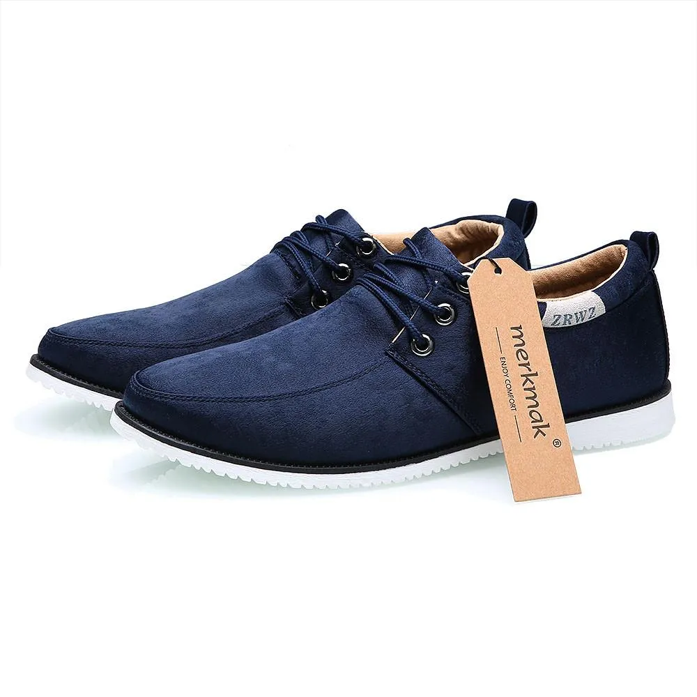 Ladies Lace Up Loafers Mens Casual Canvas Loafers