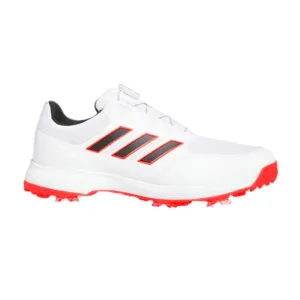 Wide Adidas Shoes Adidas Men's Tech Response 3.0 Boa WD Spiked Golf Shoes - White/Black/Red