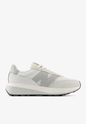 Silver New Balance Shoes 370 Low-Top Sneakers in Reflection with Sea Salt