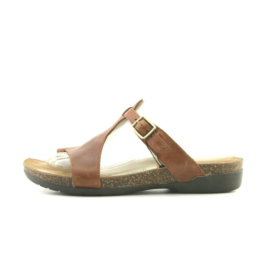 DANSKO  REMI BROWN WAXY BURNISHED LEATHER Exped Camp Slippers