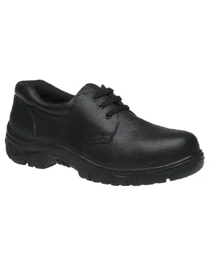 Grafters Grain Leather 3 Eye Safety Shoes Best Work Boots With Arch Support
