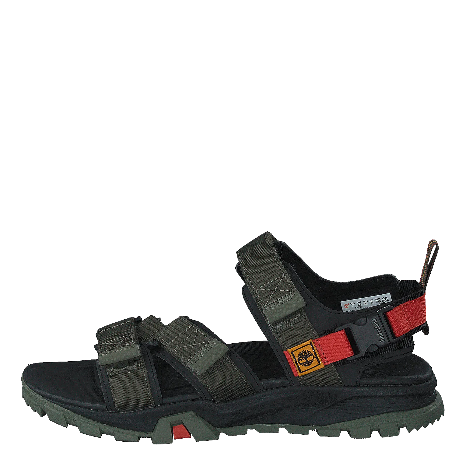 Garrison Trail Webbing Sandal Grape Leaf Ankle Strap Sandals Flat