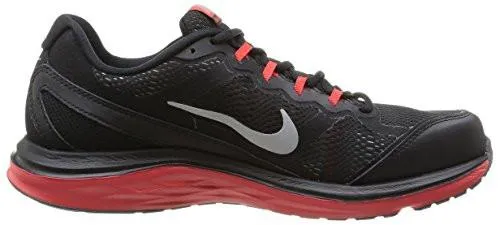 Asics Wrestling Shoes Dual Fusion Run 3 Blckmtllc Slvrchllng Rdwlf Running Shoe 12 US