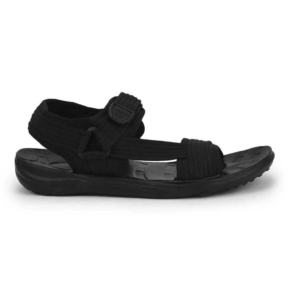 Gliders (Black) Casual Sandals For Men FIGHTER-N By Liberty Promotional Slippers