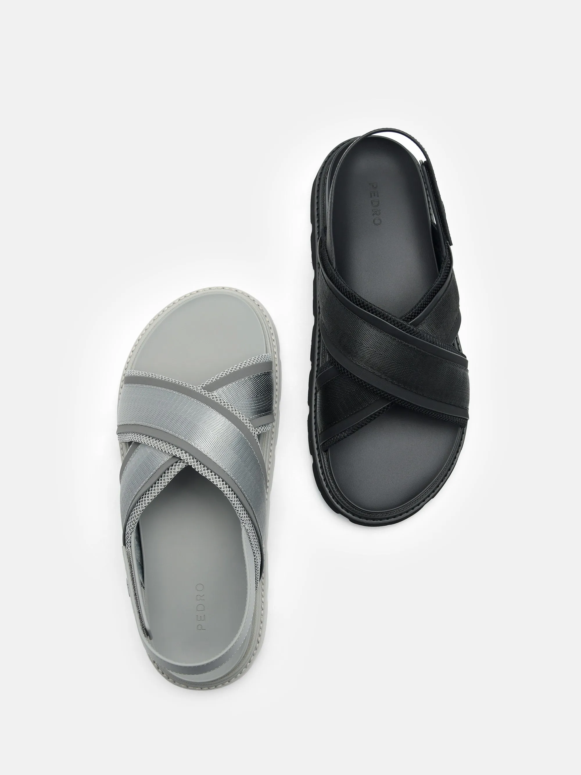 Bryson Nylon Sandals Closed Toe Platform Sandals