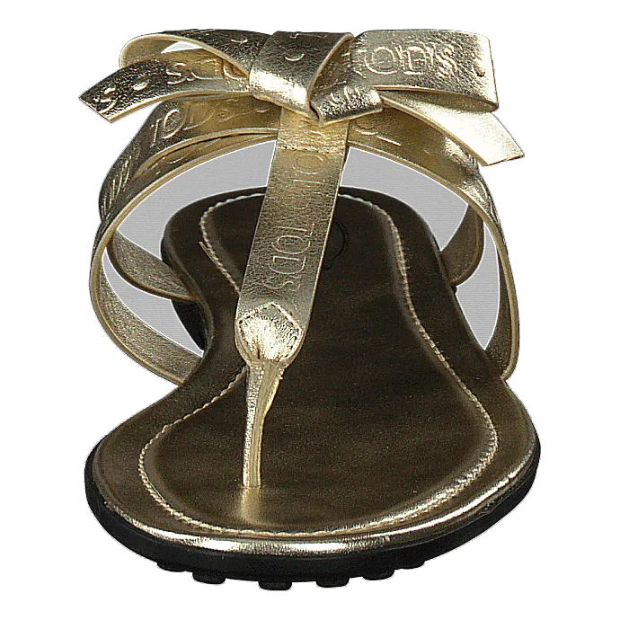 Gomma Bow Sandal Flan Archies Flip Flops