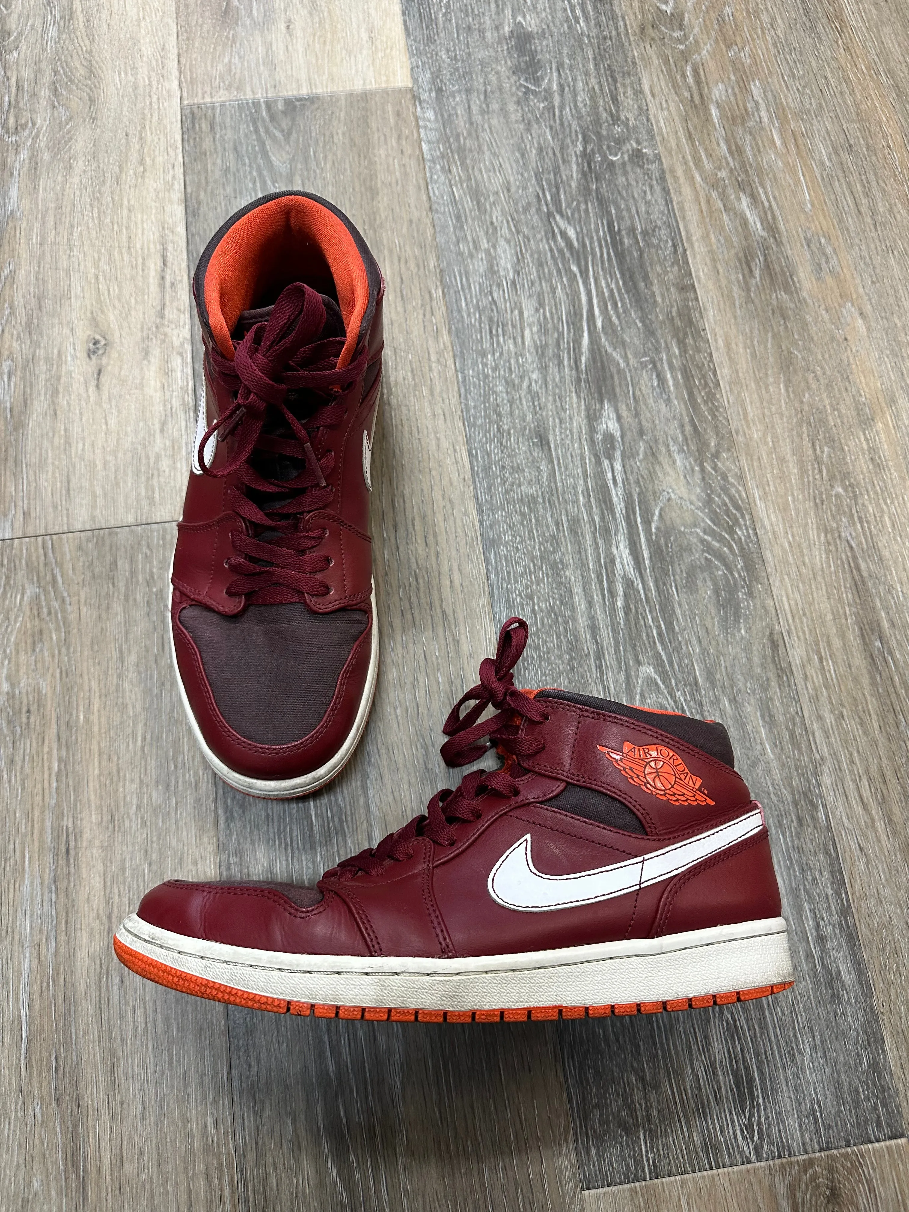 Asics Plated Running Shoes Shoes Athletic By Nike In Orange & Red, Size: 9