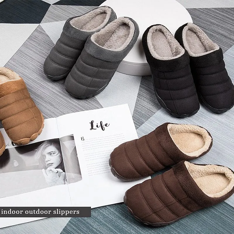 Tasman Slippers Journeys Kidz Groovywish Winter Fur Slippers For Men Suede Interior Shoes