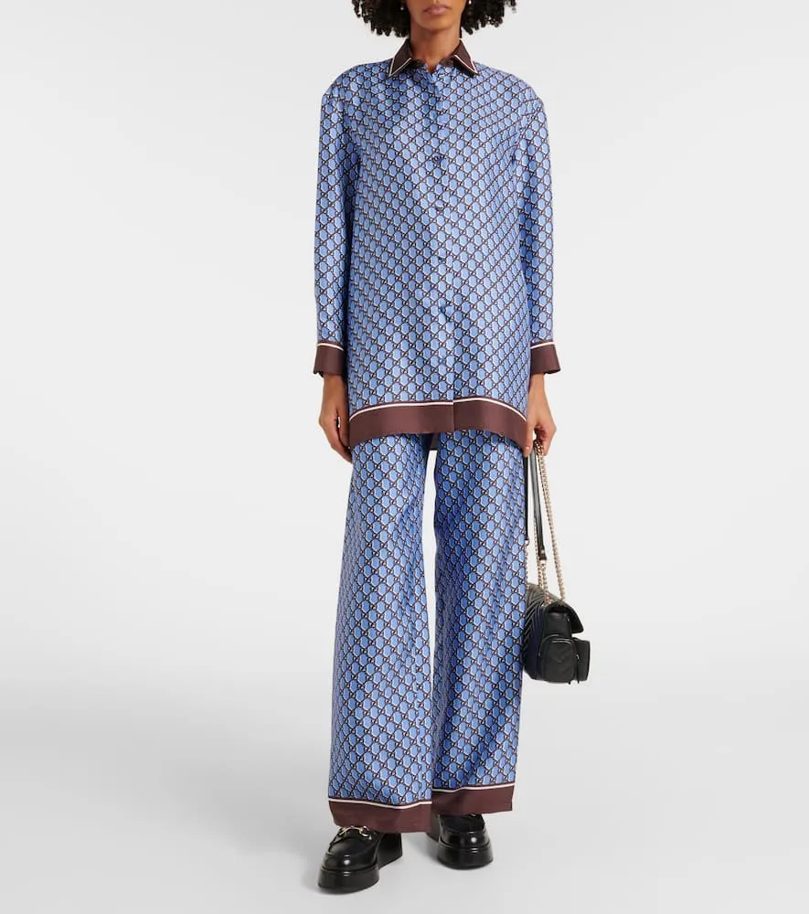 Gucci Horsebit leather wedge loafers Parisian Loafers