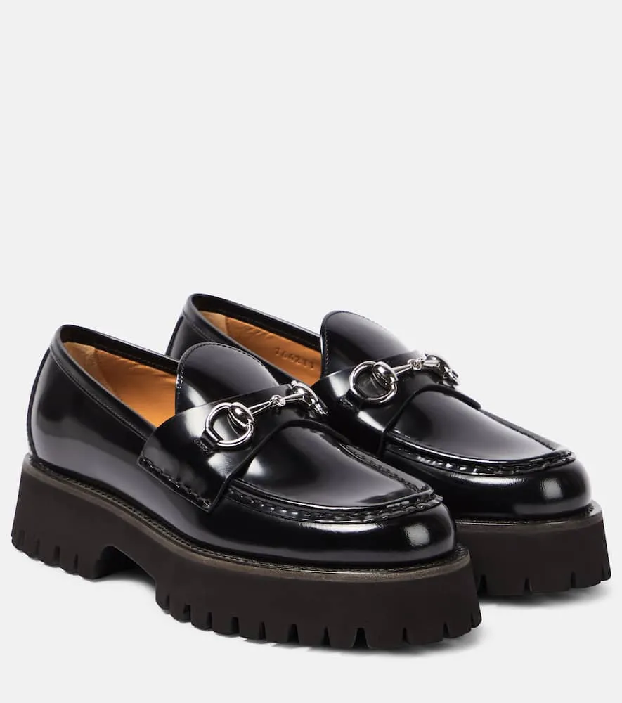 Loafers Baltimore Gucci Sylke Horsebit leather loafers